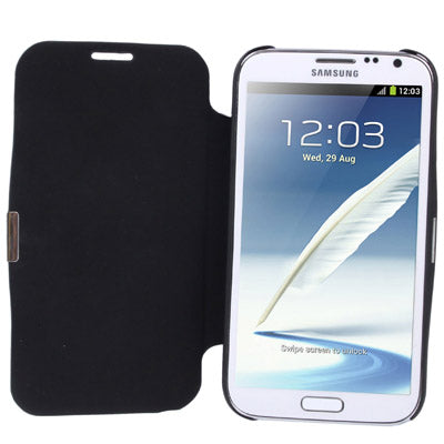 Ultra Slim Flip Leather Case with Holder for Galaxy Note II / N7100