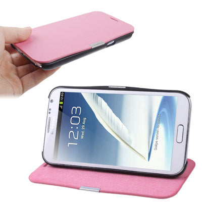 Ultra Slim Flip Leather Case with Holder for Galaxy Note II / N7100