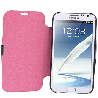 Ultra Slim Flip Leather Case with Holder for Galaxy Note II / N7100