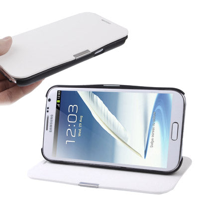 Ultra Slim Flip Leather Case with Holder for Galaxy Note II / N7100