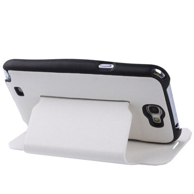 Ultra Slim Flip Leather Case with Holder for Galaxy Note II / N7100