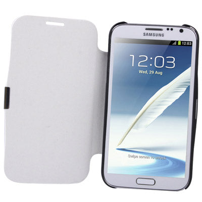 Ultra Slim Flip Leather Case with Holder for Galaxy Note II / N7100