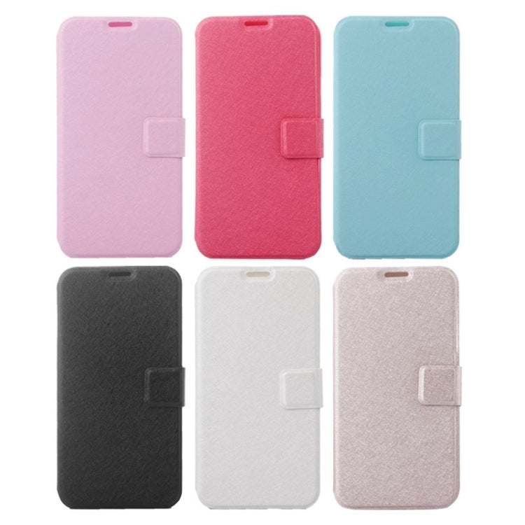 Silk Texture Flip Leather Case with Card Slot & Holder for Galaxy S5 / G900