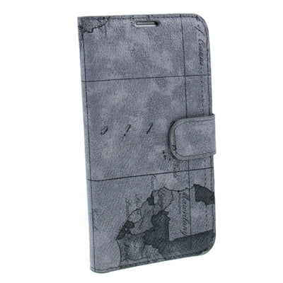 Map Pattern Leather Case with Holder and Credit Card Slots for Galaxy Note II / N7100 (Random Delivery)