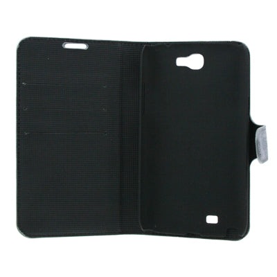 Map Pattern Leather Case with Holder and Credit Card Slots for Galaxy Note II / N7100 (Random Delivery)
