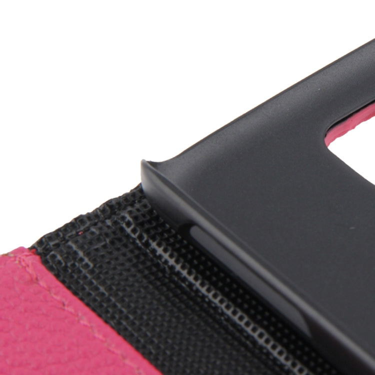 Litchi Texture Leather Case with Credit Card Slots & Holder for Galaxy S5 / G900