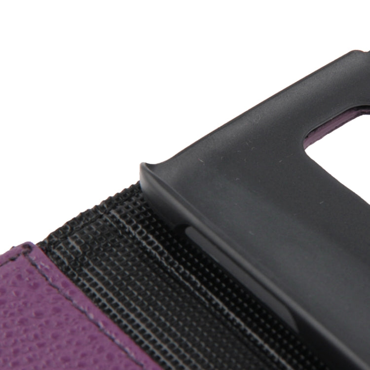 Litchi Texture Leather Case with Credit Card Slots & Holder for Galaxy S5 / G900