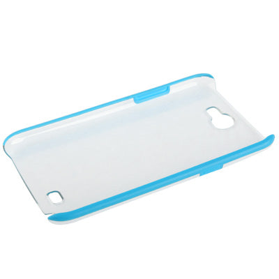 Transparent Plastic Case for Galaxy Note II / N7100(Baby Blue)