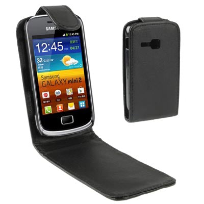Vertical Flip Holster for Galaxy Mini 2 / S6500 (Black)