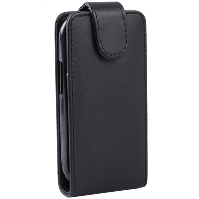 Vertical Flip Leather Case for Samsung Galaxy SIII mini / i8190(Black)