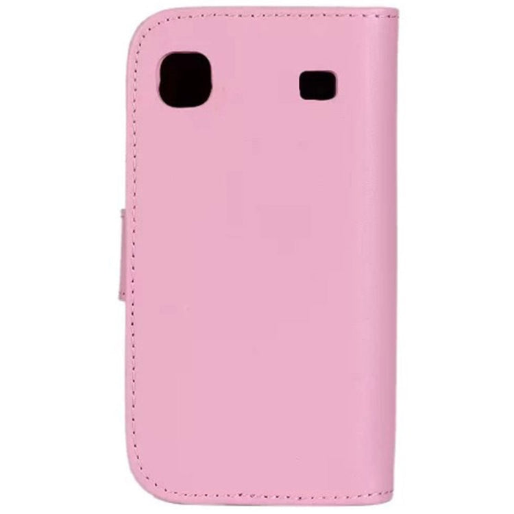 Horizontal Flip Top-grain Leather Case with Card Slots & Holder for Galaxy S / i9000