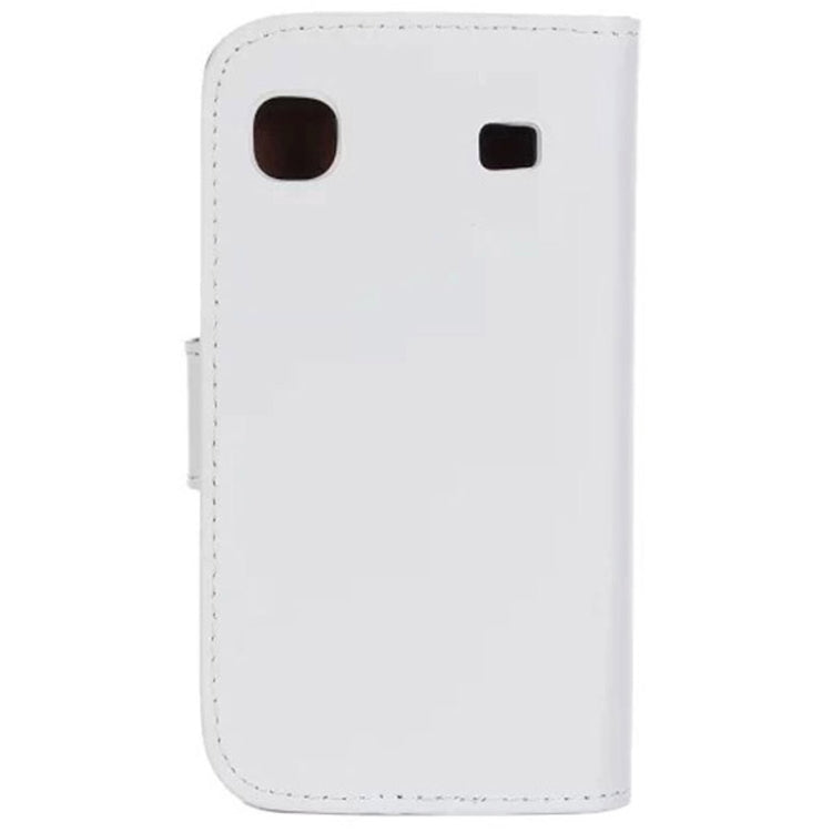 Horizontal Flip Top-grain Leather Case with Card Slots & Holder for Galaxy S / i9000