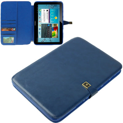 High Quality Crazy Horse Texture Flip Leather Case with Holder & Credit Card Slots for Galaxy Note (10.1) / N8000 / N8010