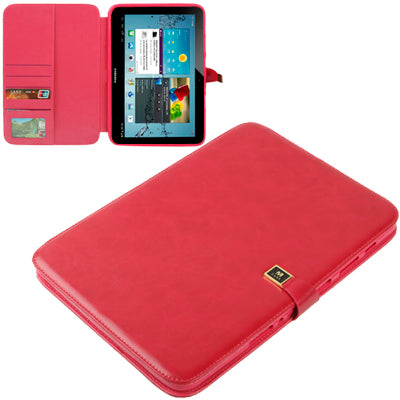High Quality Crazy Horse Texture Flip Leather Case with Holder & Credit Card Slots for Galaxy Note (10.1) / N8000 / N8010