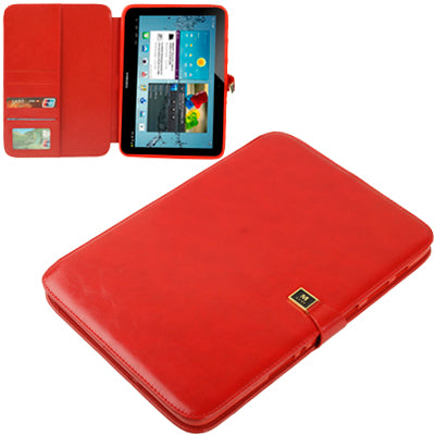 High Quality Crazy Horse Texture Flip Leather Case with Holder & Credit Card Slots for Galaxy Note (10.1) / N8000 / N8010