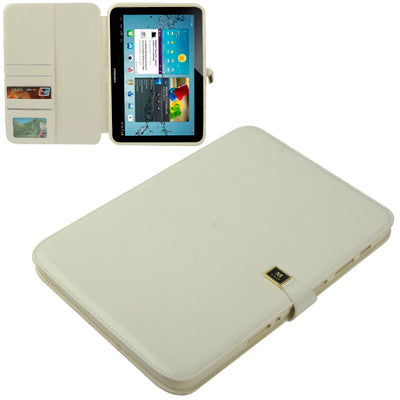 High Quality Crazy Horse Texture Flip Leather Case with Holder & Credit Card Slots for Galaxy Note (10.1) / N8000 / N8010