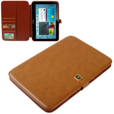 High Quality Crazy Horse Texture Flip Leather Case with Holder & Credit Card Slots for Galaxy Note (10.1) / N8000 / N8010