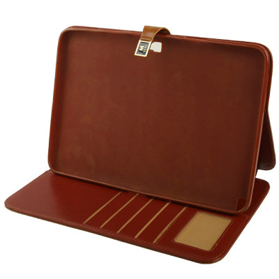 High Quality Crazy Horse Texture Flip Leather Case with Holder & Credit Card Slots for Galaxy Note (10.1) / N8000 / N8010
