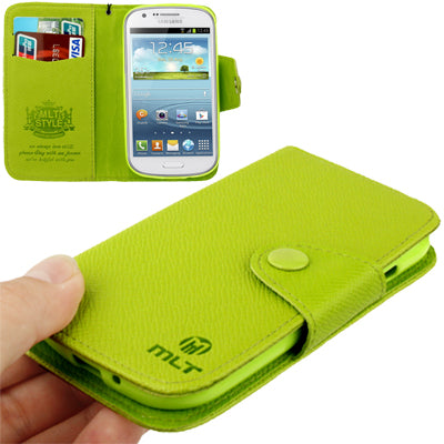 Cross Texture Leather Case with Credit Card Slots & Lanyard for Galaxy Express / i8730