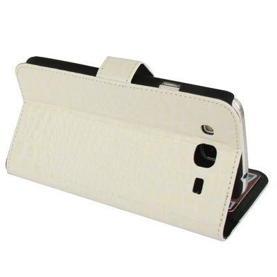 Snakeskin Texture Leather Case with Credit Card Slots & Holder for Galaxy Mega 5.8 / i9150