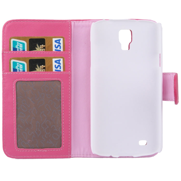 Litchi Texture Horizontal Flip Leather Case with Credit Card Slots & Holder for Galaxy S IV Active / i9295
