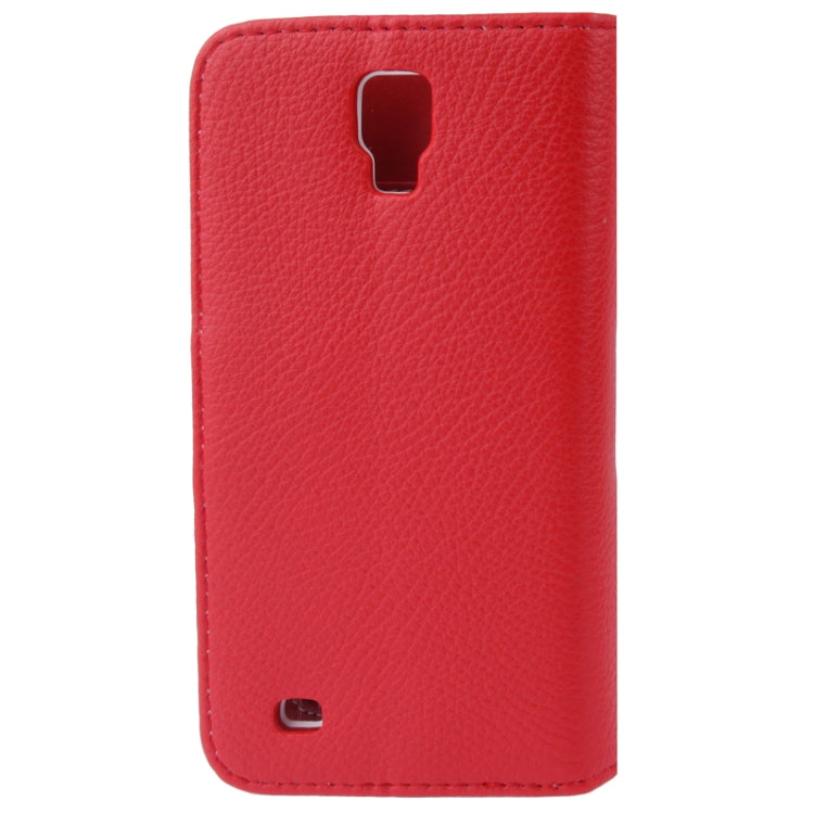 Litchi Texture Horizontal Flip Leather Case with Credit Card Slots & Holder for Galaxy S IV Active / i9295