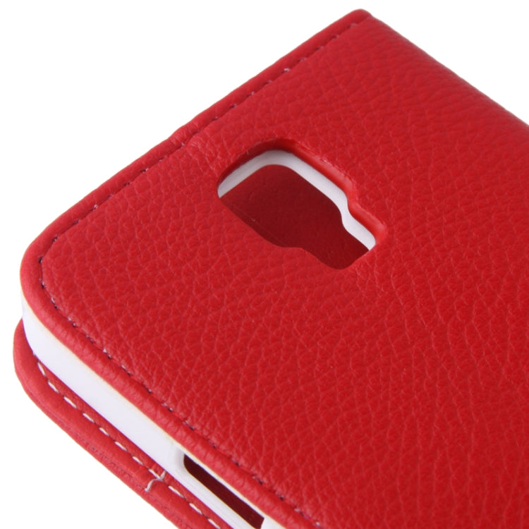 Litchi Texture Horizontal Flip Leather Case with Credit Card Slots & Holder for Galaxy S IV Active / i9295