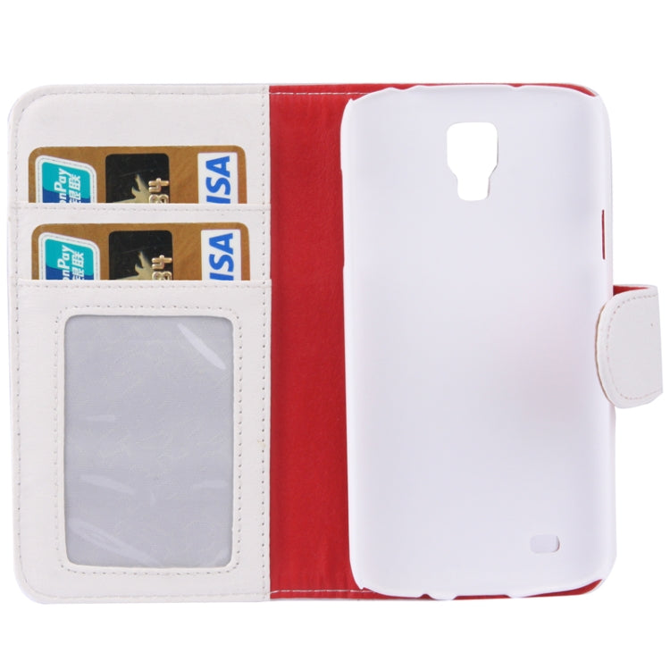 Litchi Texture Horizontal Flip Leather Case with Credit Card Slots & Holder for Galaxy S IV Active / i9295