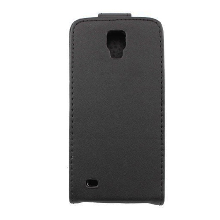 Vertical Flip Leather Case for Galaxy S IV Active / i9295(Black)