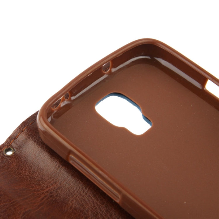 Denim Texture Horizontal Flip Leather Case with Holder & Credit Card Slots for Galaxy S IV Active / i9295