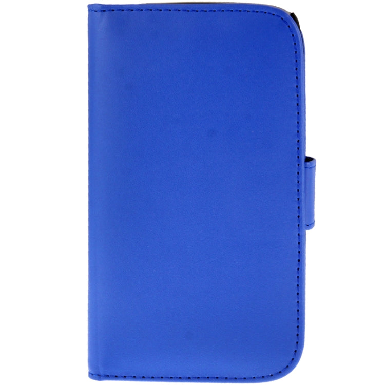 Horizontal Flip Soft Leather Case with Holder & Credit Card Slots for Galaxy S IV Active / i9295