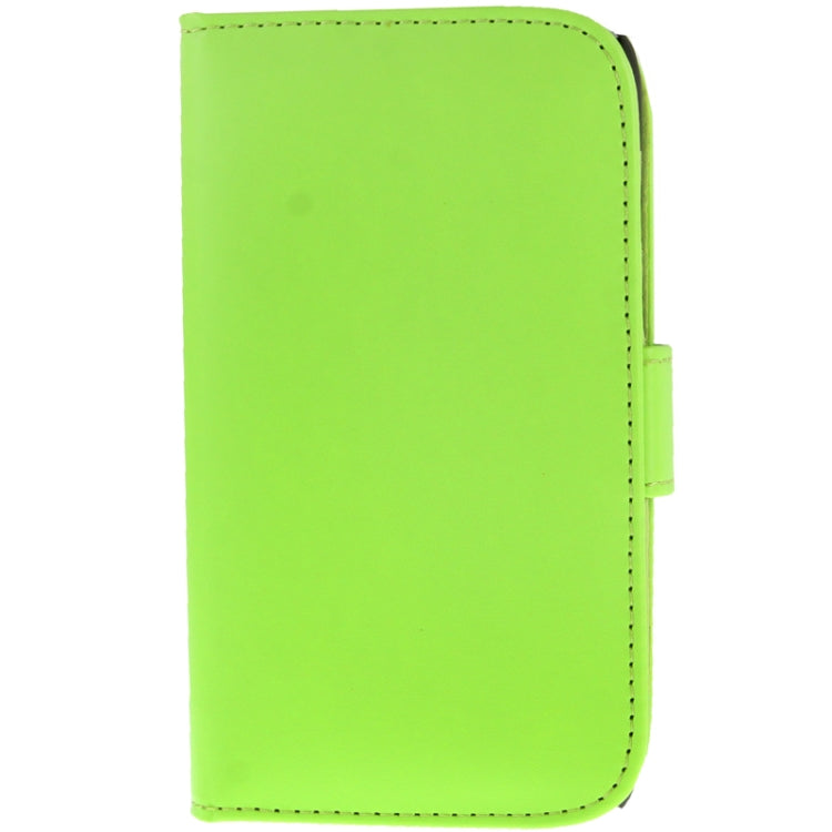 Horizontal Flip Soft Leather Case with Holder & Credit Card Slots for Galaxy S IV Active / i9295