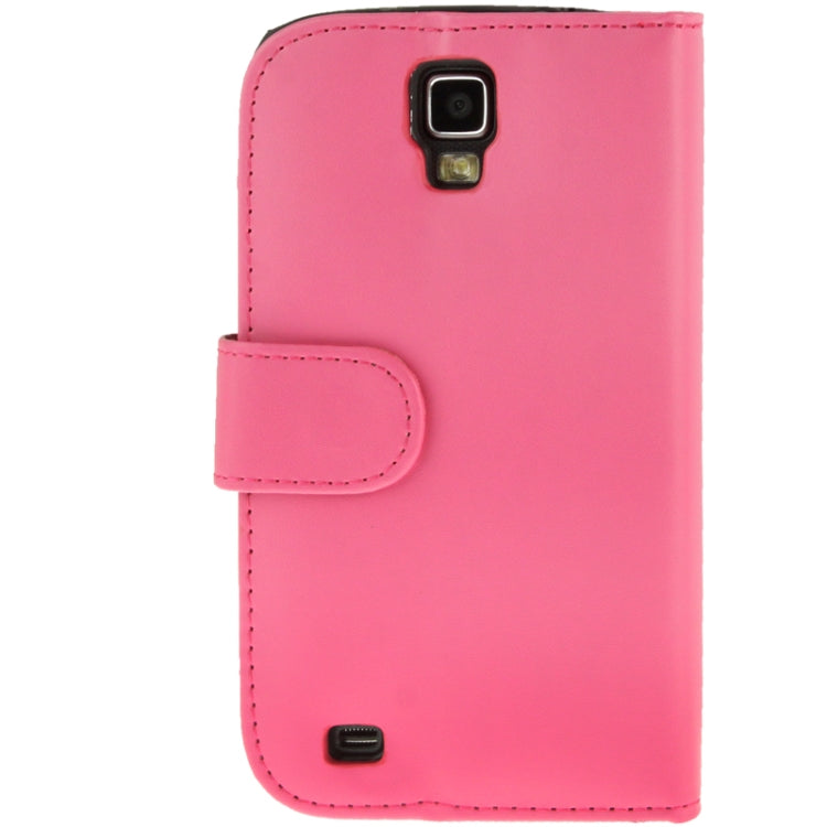 Horizontal Flip Soft Leather Case with Holder & Credit Card Slots for Galaxy S IV Active / i9295