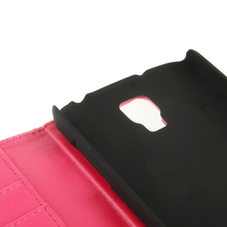 Horizontal Flip Soft Leather Case with Holder & Credit Card Slots for Galaxy S IV Active / i9295