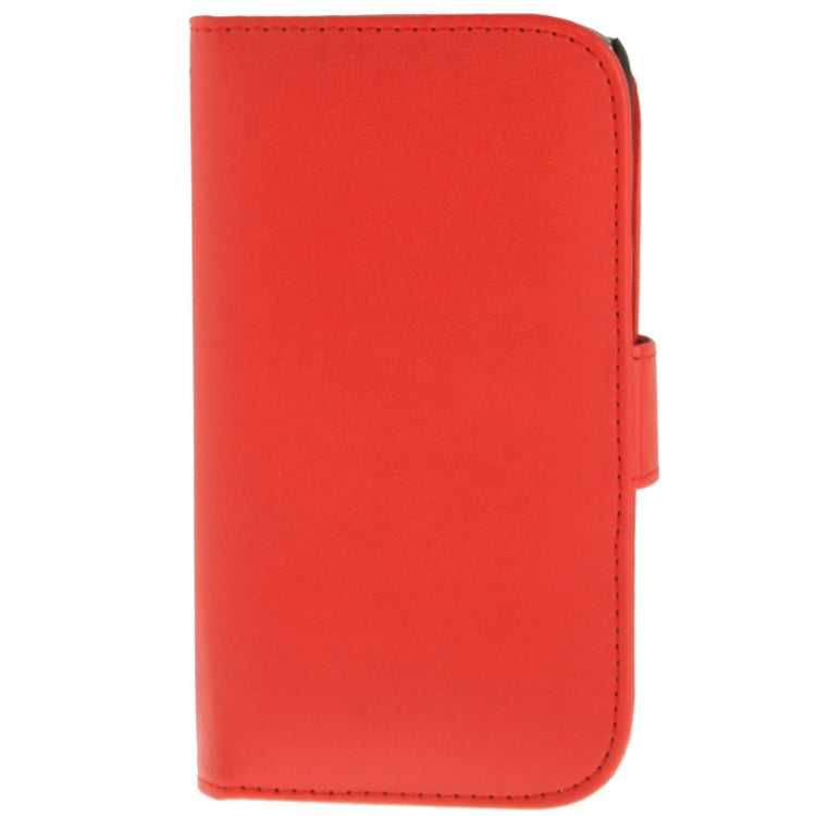 Horizontal Flip Soft Leather Case with Holder & Credit Card Slots for Galaxy S IV Active / i9295