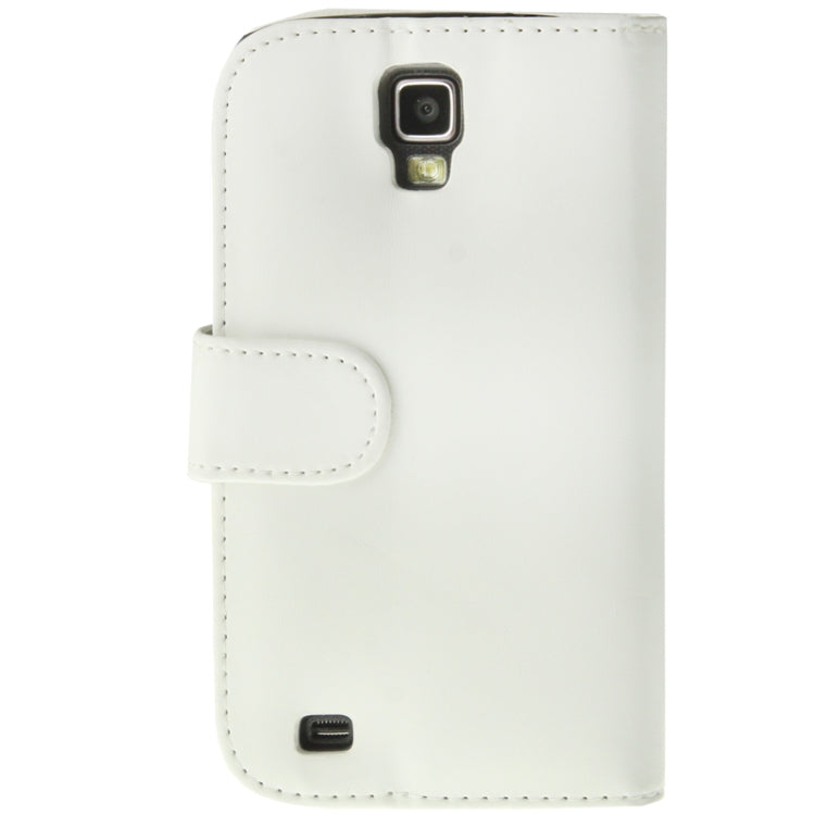 Horizontal Flip Soft Leather Case with Holder & Credit Card Slots for Galaxy S IV Active / i9295