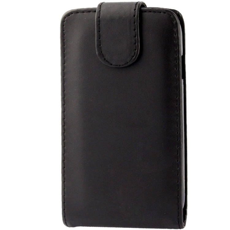 Vertical Flip Leather Case for Galaxy Express / i8730(Black)