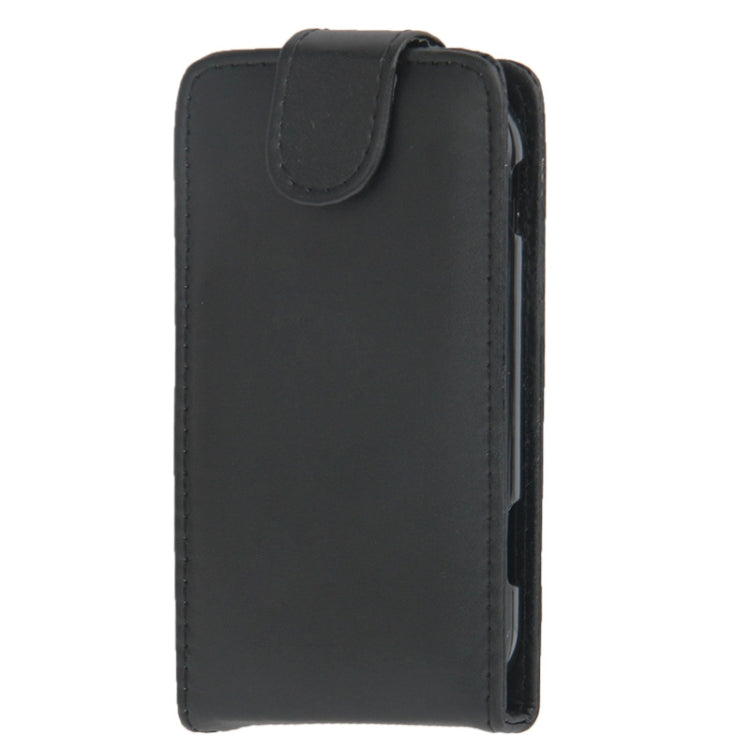 Vertical Flip Leather Case for Galaxy Xcover 2 / S7710 (Black)