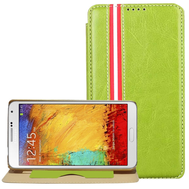 Crazy Horse Texture Flip Leather Case with Card Slot & Holder for Galaxy Note III / N9000