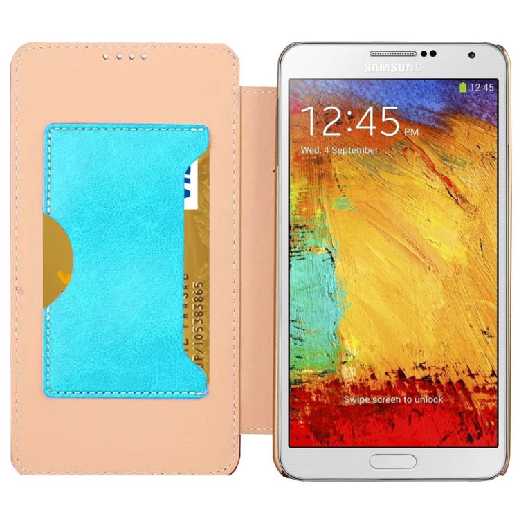 Crazy Horse Texture Flip Leather Case with Card Slot & Holder for Galaxy Note III / N9000