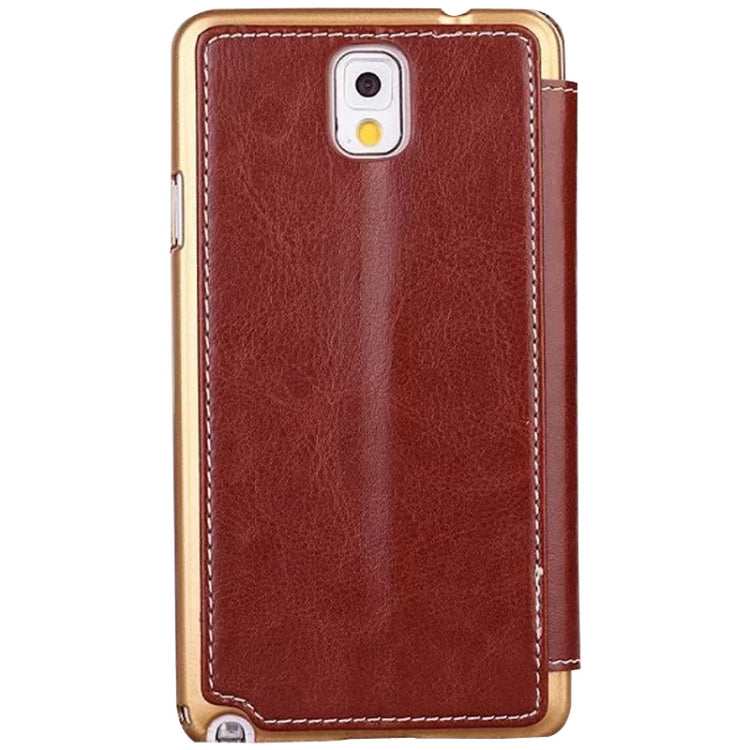 Crazy Horse Texture Flip Leather Case with Card Slot & Holder for Galaxy Note III / N9000