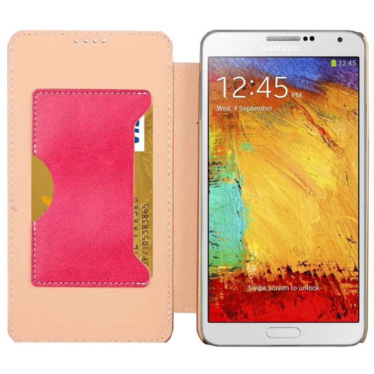 Crazy Horse Texture Flip Leather Case with Card Slot & Holder for Galaxy Note III / N9000