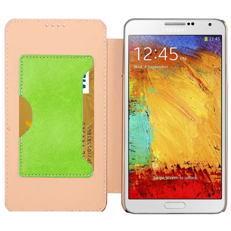 Crazy Horse Texture Flip Leather Case with Card Slot & Holder for Galaxy Note III / N9000