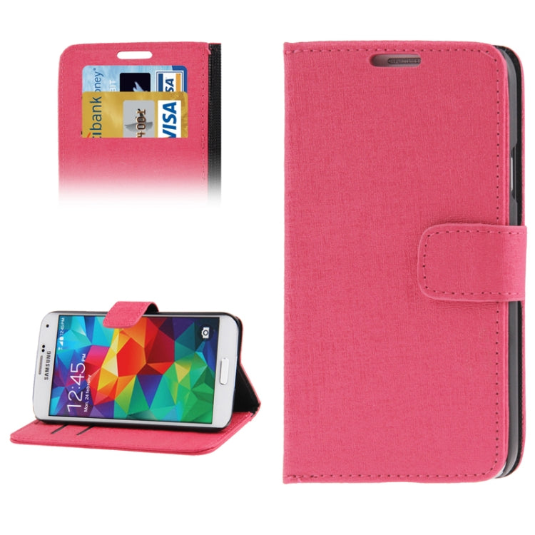 Oracle Texture Leather Case with Holder & Credit Card Slots for Galaxy S5 / G900