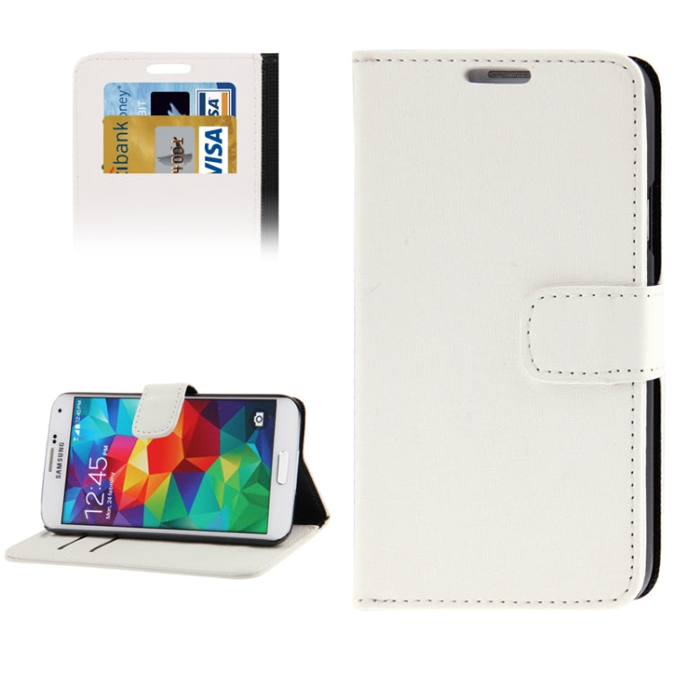 Oracle Texture Leather Case with Holder & Credit Card Slots for Galaxy S5 / G900