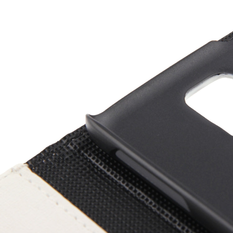 Oracle Texture Leather Case with Holder & Credit Card Slots for Galaxy S5 / G900