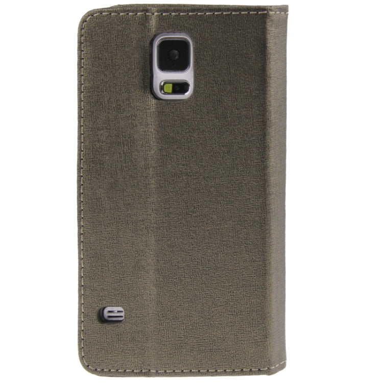 Oracle Texture Leather Case with Holder & Credit Card Slots for Galaxy S5 / G900