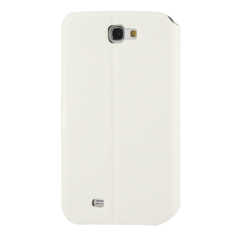 Gravel Texture Horizontal Flip Leather Case with Credit Card Slots & Holder for Galaxy Note II / N7100