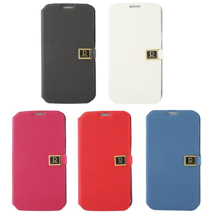 Gravel Texture Horizontal Flip Leather Case with Credit Card Slots & Holder for Galaxy Note II / N7100