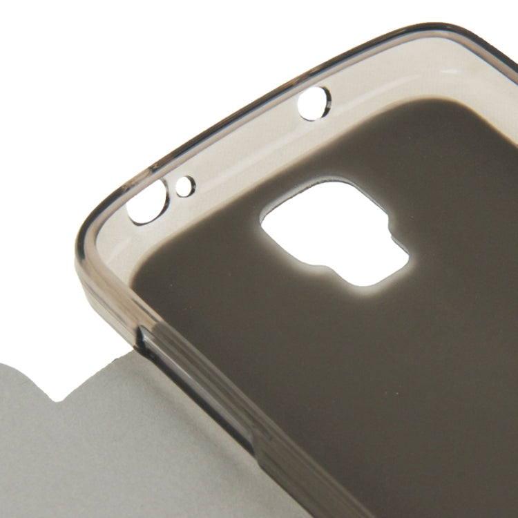 Wood Texture  Leather Case with Holder / Sleep / Wake-up Function / Credit Card Slot for Galaxy S IV Active / i9295(White)
